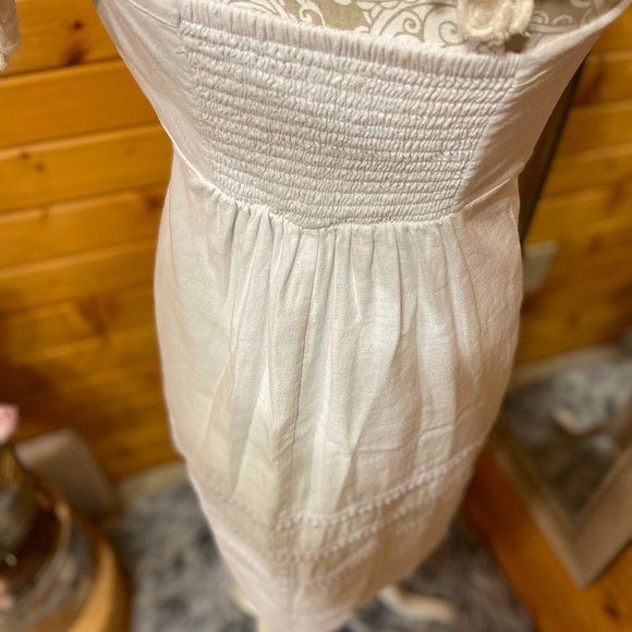 Old Navy linen mini strapless dress in white size 2. - Picture 5 of 5